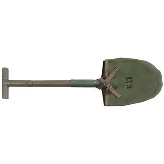 MFH Американська лопатка T-Spade, M10, OD зелена, з пластиковим футляром.