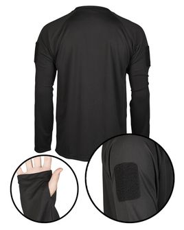 Mil-Tec  Тактична швидковисихаюча футболка з довгими рукавами, чорна
