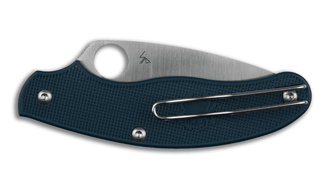 Кишеньковий повсякденний ніж Spyderco UK Penknife 7,5 см, темно-синій, FRN