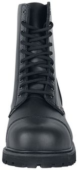 Шкіряні черевики Brandit Phantom з 10-рядною шнурівкою, чорні