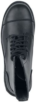 Шкіряні черевики Brandit Phantom з 10-рядною шнурівкою, чорні