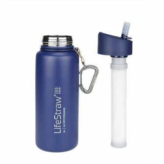 Пляшка з фільтром LifeStraw Go з нержавіючої сталі 700 мл синя