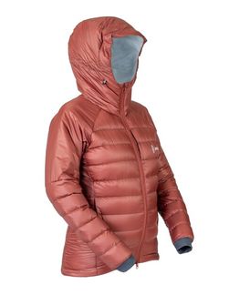 Patizon Жіноча зимова куртка-пуховик ReLight Pro, темно-червоний / сріблястий