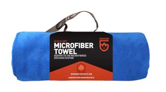 GearAid Мікрофіброва рушник Рушники на руки з мікроволокна з антибактеріальною обробкою та сітчастим кишенею 75 х 120 см кобальтово-синій