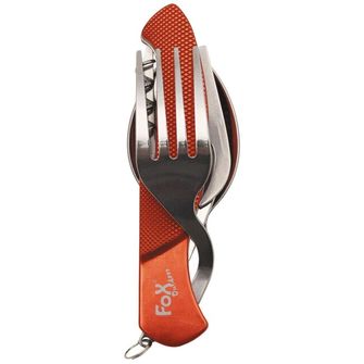 Набір кишенькових ножів Fox Outdoor 6 в 1, розкладний, червоний