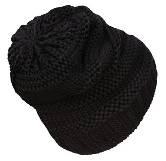 Жіноча мериносова шапка HUSKY Merhat 5, чорна