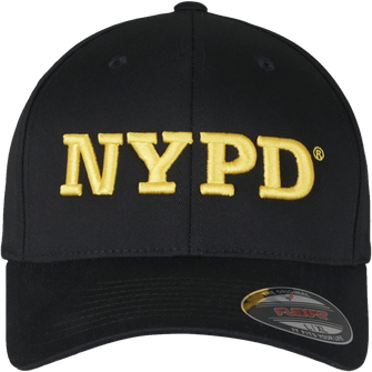 Бейсболка Brandit NYPD 3D Logo Flexfit, чорна
