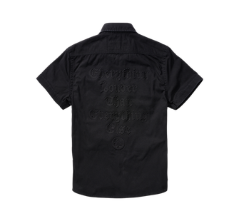 Вінтажна сорочка з коротким рукавом Brandit Motörhead, чорна