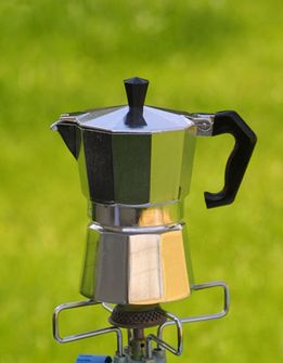 Кавоварка Origin Outdoors Espresso на 3 чашки, нержавіюча сталь