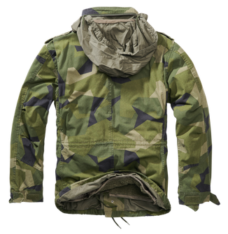 Зимова куртка Brandit M65 Giant, шведський камуфляж M90