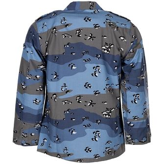 MFH Американська польова куртка BDU Rip stop, синій камуфляж з шоколадною крихтою