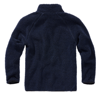 Флісова куртка Brandit Teddyfleece Troyer, темно-синій
