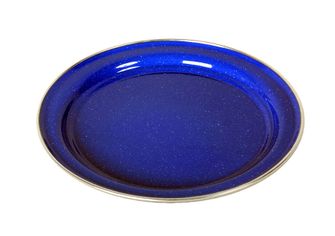 Origin Outdoors Емальована тарілка синього кольору плоска 26 см