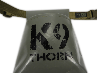 K9 Thorn відкрита сумка для ласощів, з ременем, оливкова