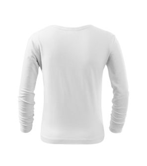 Дитяча футболка з довгим рукавом Malfini Fit-T LS, біла