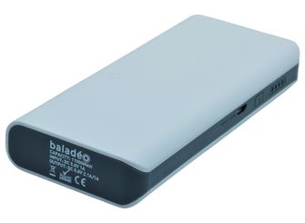 Павербанк Baladeo PLR905 S11000 2x USB, білий