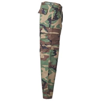 Тактичні штани MFH US Combat BDU з посиленим сидінням та колінами, woodland