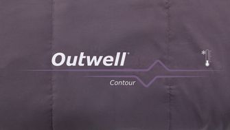 Outwell Спальний мішок Contour лівий, темно-фіолетовий