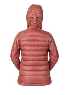 Patizon Жіноча зимова куртка-пуховик ReLight Pro, темно-червоний / сріблястий