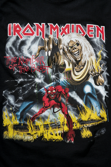 Футболка Brandit Iron Maiden Number of the Beast II, чорна