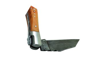 Кишеньковий ніж Laguiole DUB070, лезо 12 см, дамаська сталь, ручка ялівець