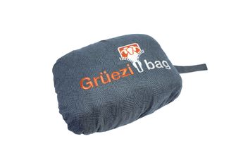Grüezi-Bag Feater Підігрівальна вставка для спального мішка з USB-інтерфейсом синього кольору.
