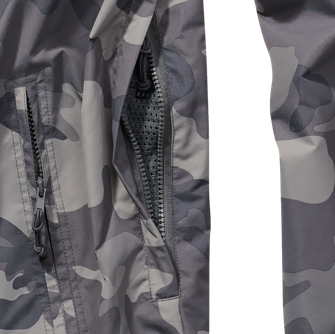 Літня куртка-вітровка Brandit, сірий камуфляж