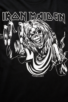 Футболка Brandit Iron Maiden Eddy Glow, чорна