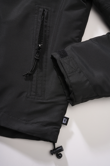 Жіноча куртка Brandit Windbreaker Frontzip, чорна