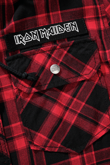 Толстовка Brandit Iron Maiden Eddy Dark Red and Black