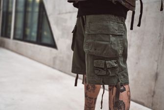Brandit Savage Vintage Shorts, шведський камуфляж