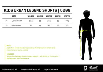 Дитячі шорти Brandit Urban Legend, darkcamo