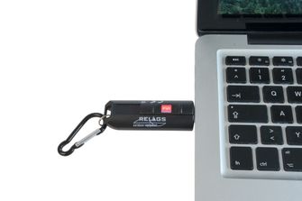 BasicNature USB LED ключок чорний