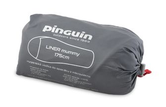 Pinguin Гігієнічний вкладиш для спального мішка Liner Mummy сірий 195см