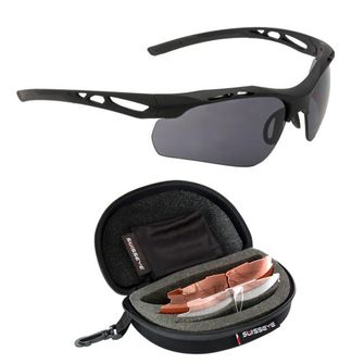 Swiss Eye® Attack тактичні окуляри, чорні
