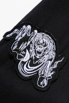 Brandit Iron Maiden Вінтажна сорочка з довгим рукавом Eddy, чорна