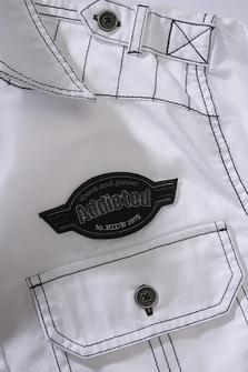 Brandit Luis Vintage сорочка з довгим рукавом, біла
