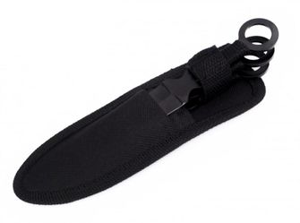 Міні-ножі для кидання &quot;Стрінг&quot;, 16см, 3 штуки, чорні.