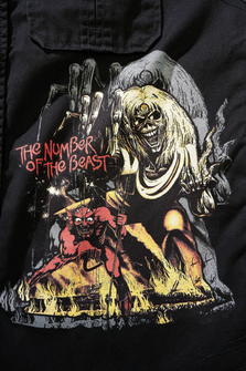 Brandit Iron Maiden Вінтажна сорочка без рукавів NOTB, чорна