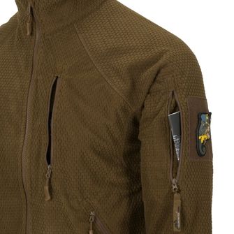 Гелікон Альфа Тактична флісова куртка, зелений листяний відтінок