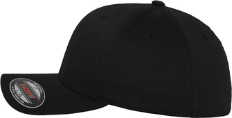 Brandit Flexfit Вовняна шапка з начісуванням, чорно-сіра
