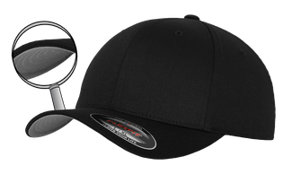 Brandit Flexfit Вовняна шапка з начісуванням, чорно-сіра