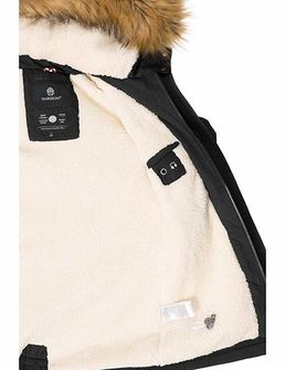 Жіноча зимова куртка Marikoo Akira з капюшоном, чорна