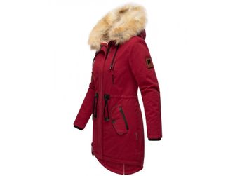 Жіноча зимова куртка Navahoo Bombii з хутром, червона