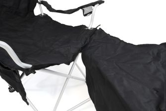 BasicNature Luxus Подорожнє крісло чорне