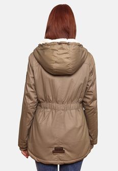 Marikoo BIKOO Жіноча зимова куртка з капюшоном, сіра