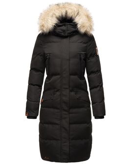 Жіноча зимова куртка Marikoo з капюшоном Schneesternchen, чорна
