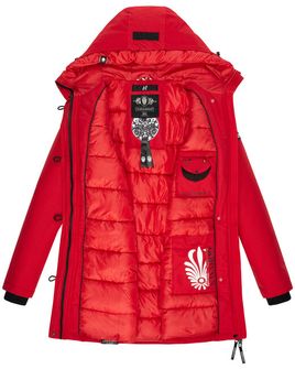 Жіноча зимова куртка Navahoo з капюшоном Freezestoorm, червона