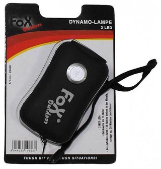 FOX Динамо світильник 3 x LED білий