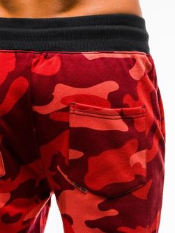 Ombre чоловічі камуфляжні штани P820, червоний камуфляж